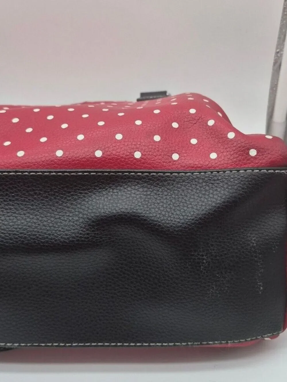 Disney Parks Minnie Mouse Red Polka Dot Satchel Handbag